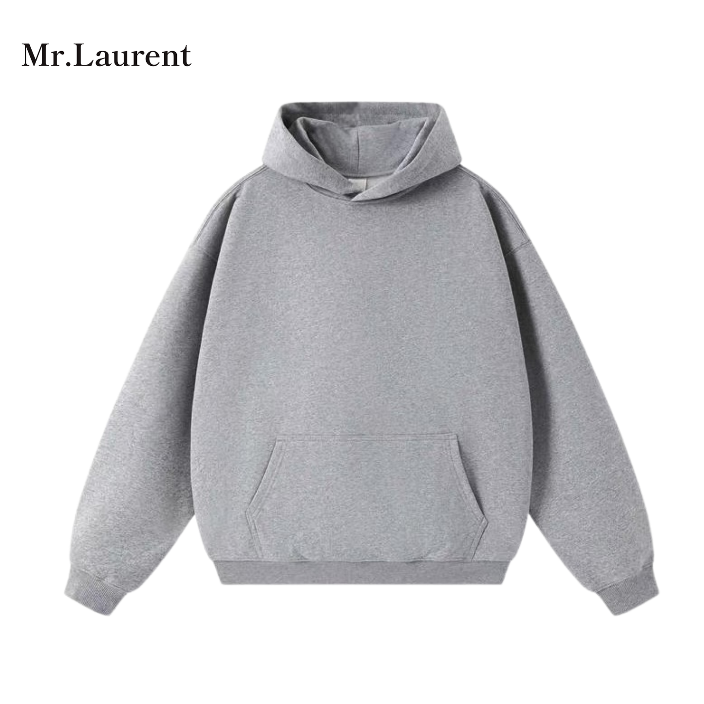 Mr.L ヘビーウェイト ショート丈 フーディー スウェットパーカー メンズ