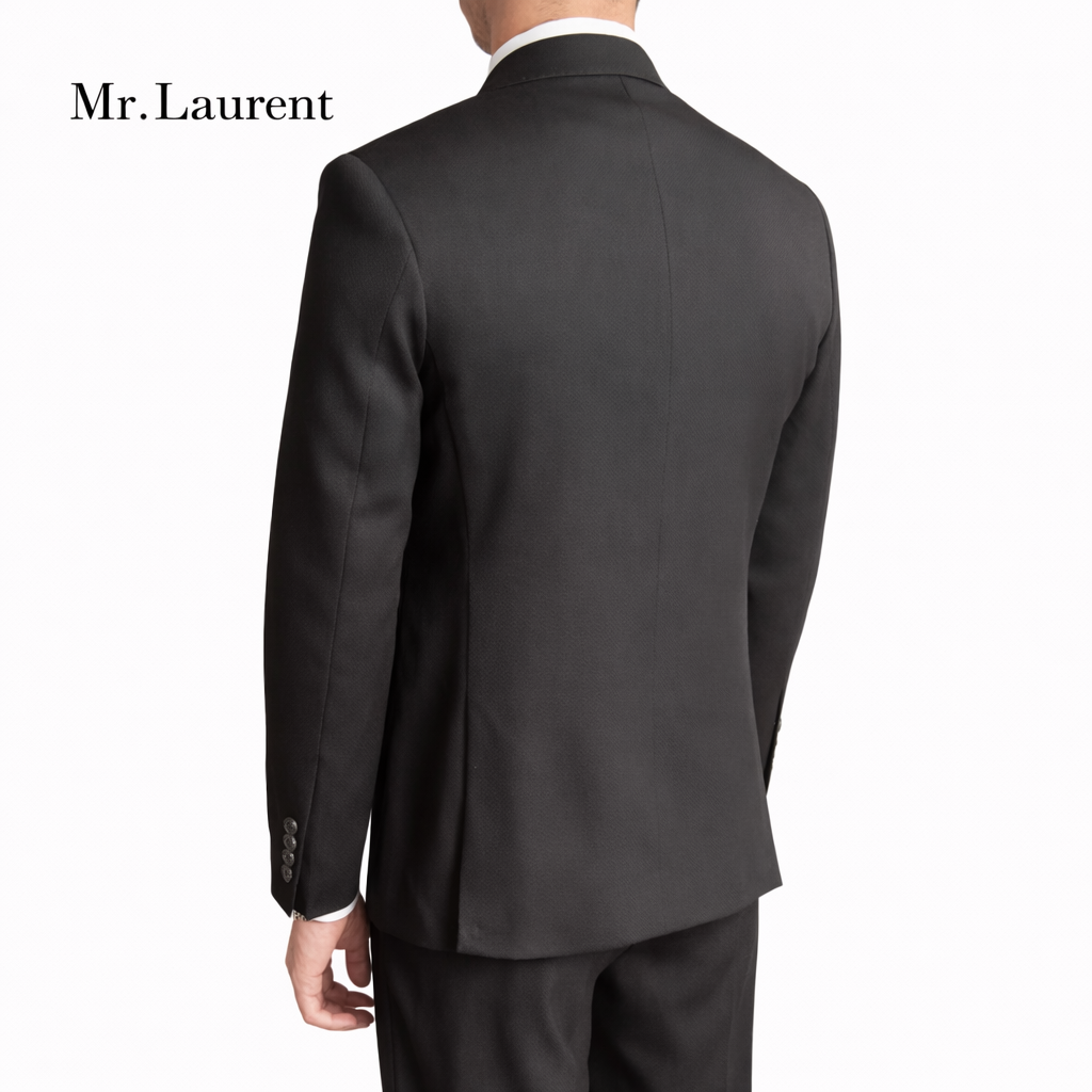 Mr.L スリーピース スーツ 3点セット セットアップ アーバンプレミアム ストレッチ メンズ スリムフィット