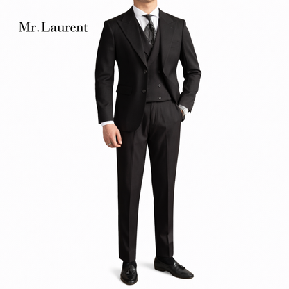 Mr.L スリーピース スーツ 3点セット セットアップ アーバンプレミアム ストレッチ メンズ スリムフィット