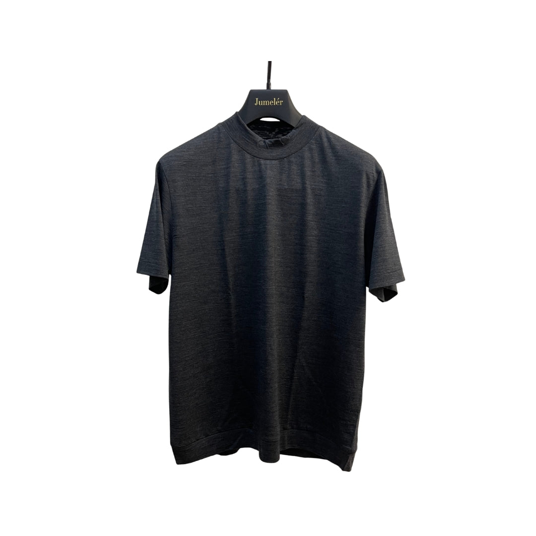 【期間限定/受注販売】モックネックTシャツ「REDA ACTIVE製」メリノウール100%