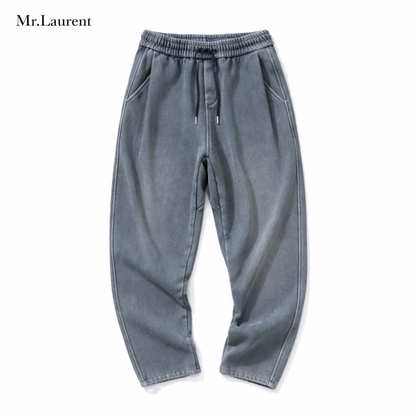 Mr.L コットンストレッチ ドローコードパンツ メンズ テーパード