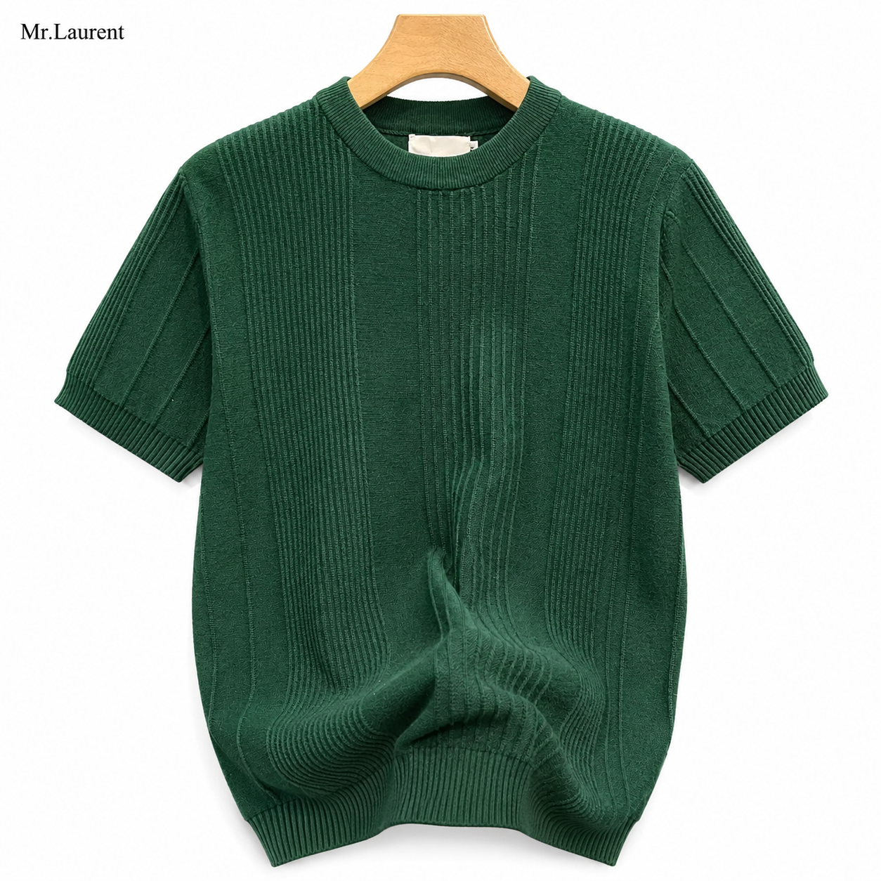 Mr.L ハイゲージ ニットTシャツ クリーンフィット サマーニット メンズ