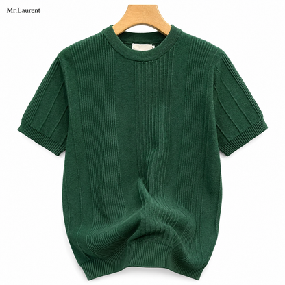 Mr.L ハイゲージ ニットTシャツ クリーンフィット サマーニット メンズ