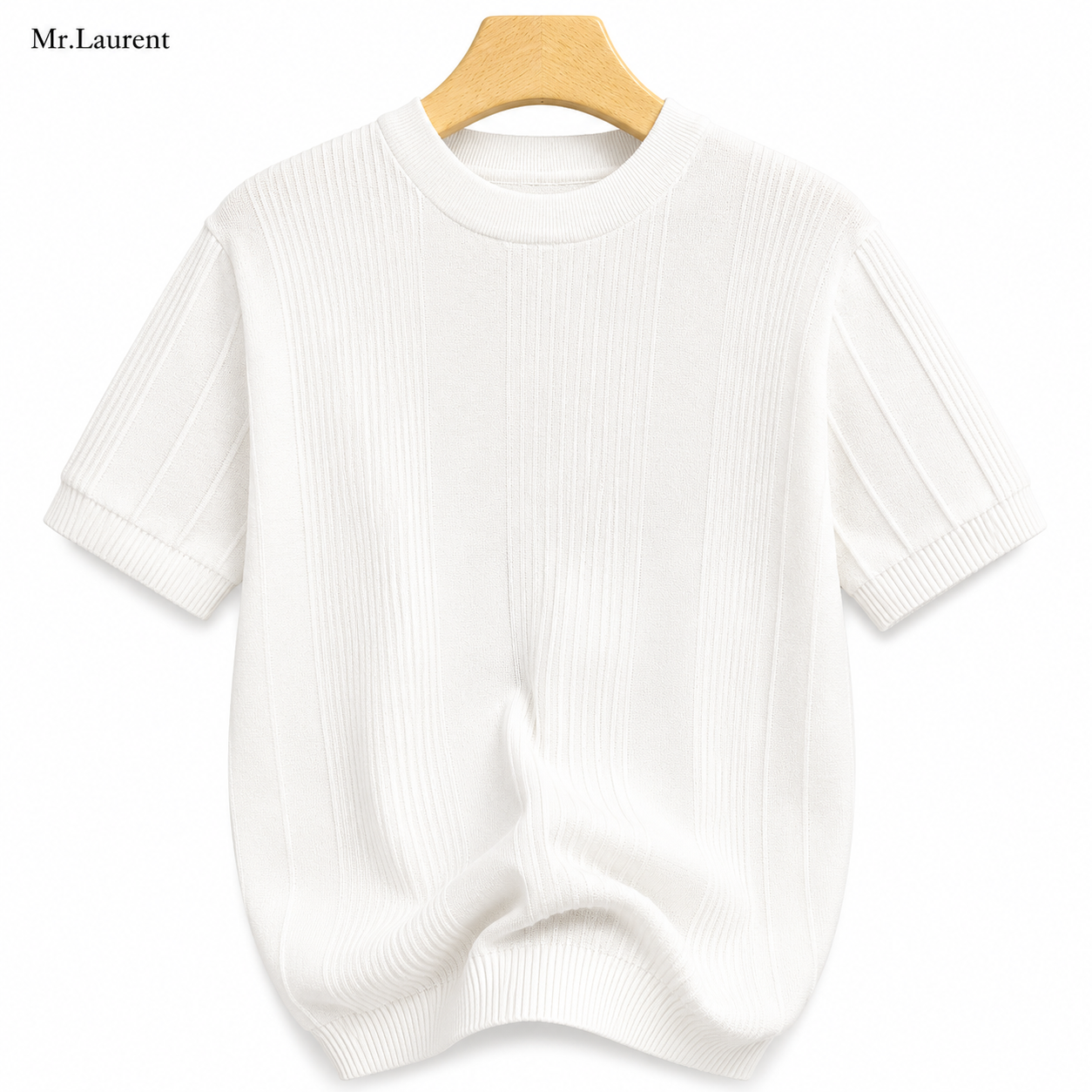 Mr.L ハイゲージ ニットTシャツ クリーンフィット サマーニット メンズ