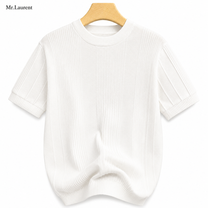 Mr.L ハイゲージ ニットTシャツ クリーンフィット サマーニット メンズ