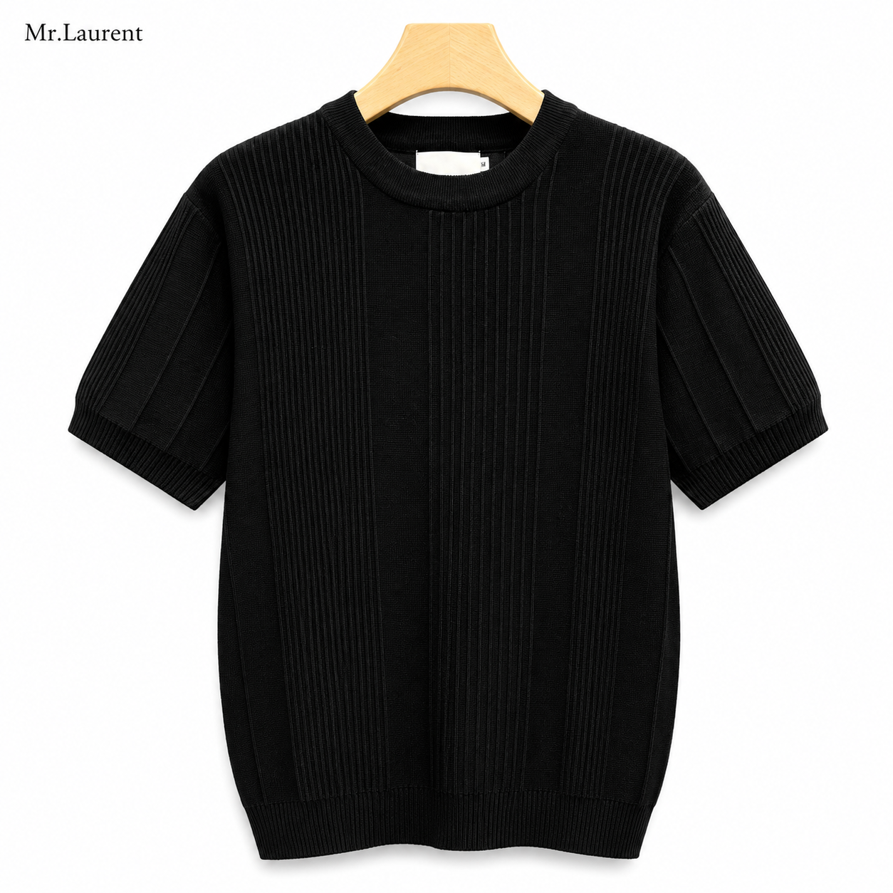 Mr.L ハイゲージ ニットTシャツ クリーンフィット サマーニット メンズ