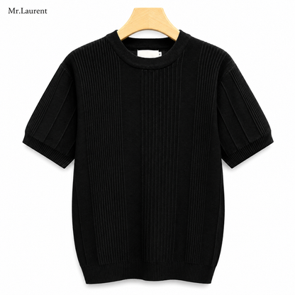 Mr.L ハイゲージ ニットTシャツ クリーンフィット サマーニット メンズ