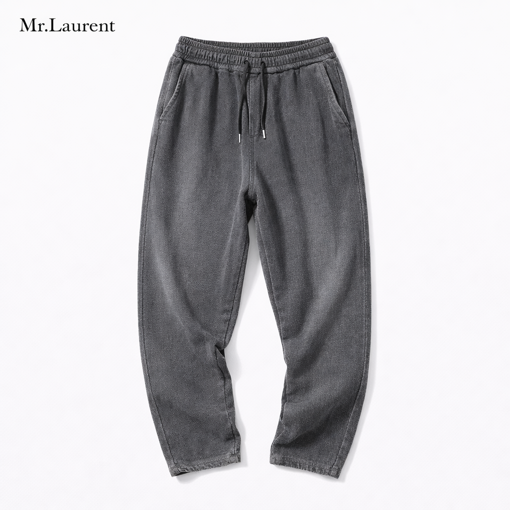 Mr.L コットンストレッチ ドローコードパンツ メンズ テーパード