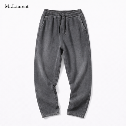 Mr.L コットンストレッチ ドローコードパンツ メンズ テーパード