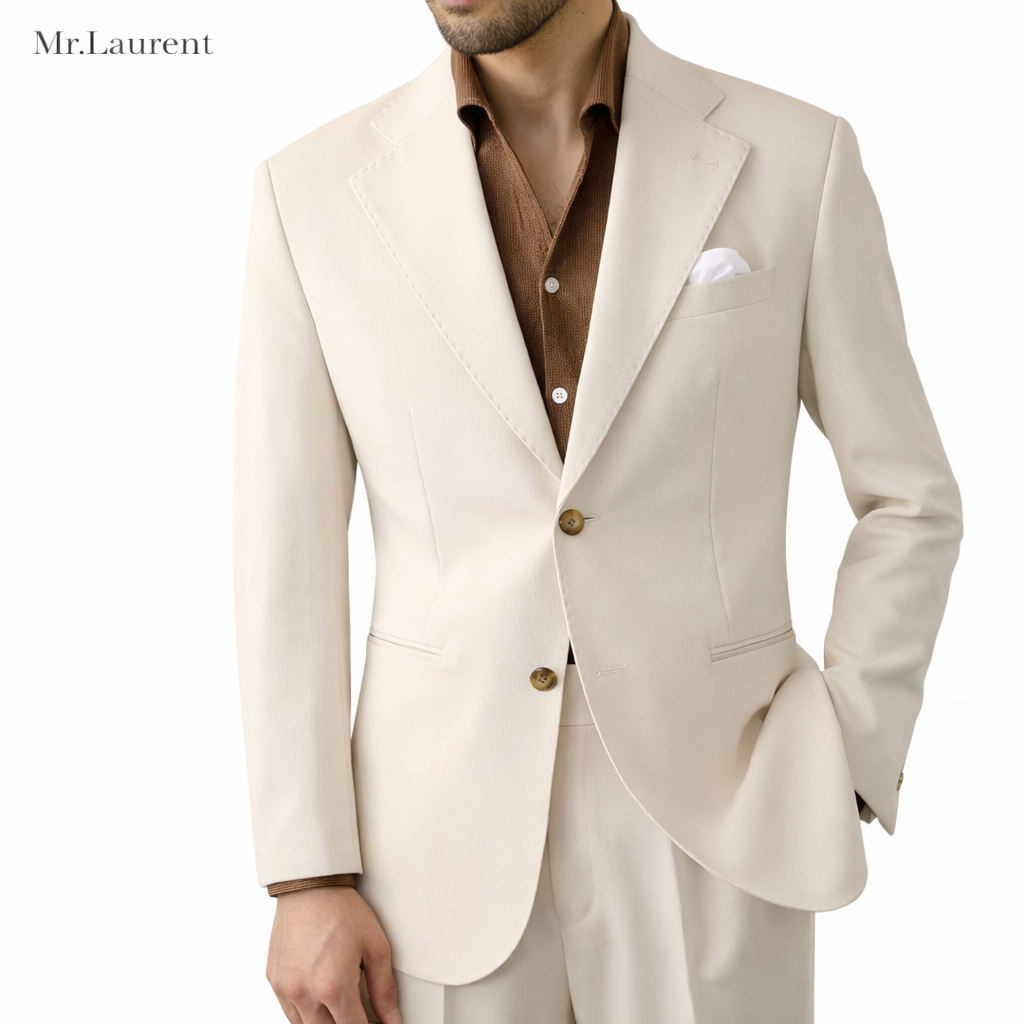 Mr.L ストレッチセットアップスーツ メンズ スリムフィット