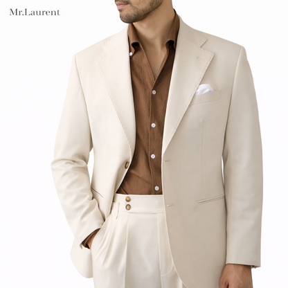 Mr.L ストレッチセットアップスーツ メンズ スリムフィット