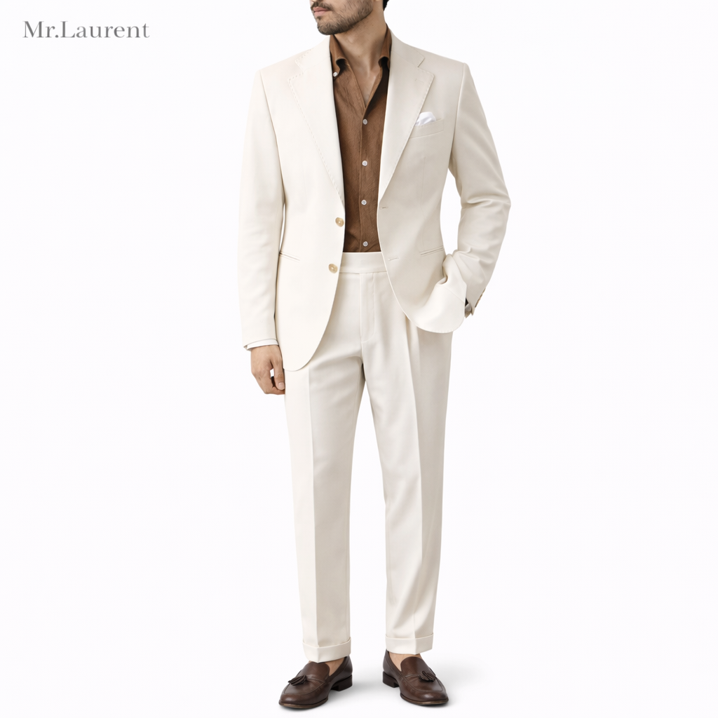 Mr.L ストレッチセットアップスーツ メンズ スリムフィット