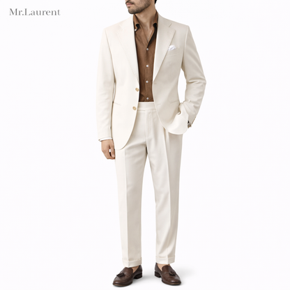 Mr.L ストレッチセットアップスーツ メンズ スリムフィット