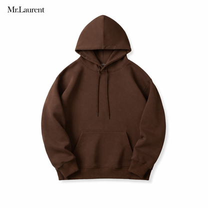 Mr.L ミニマルデザイン 薄手パーカー 軽量 上質コットン フーディー イタリアンカジュアル