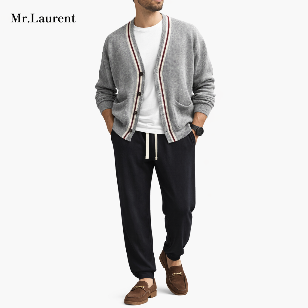 Mr.L プレミアムコットン リラックス スウェットパンツ メンズ