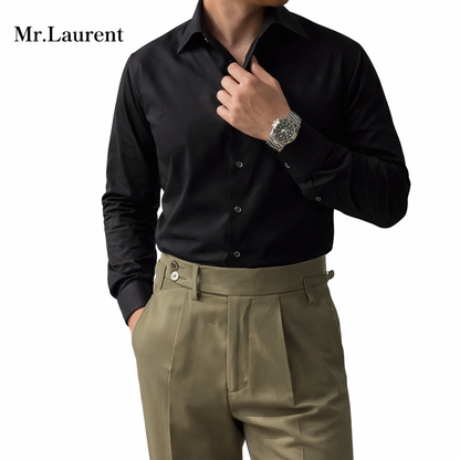 Mr.L バンブーファイバー ノンアイロン Yシャツ メンズ