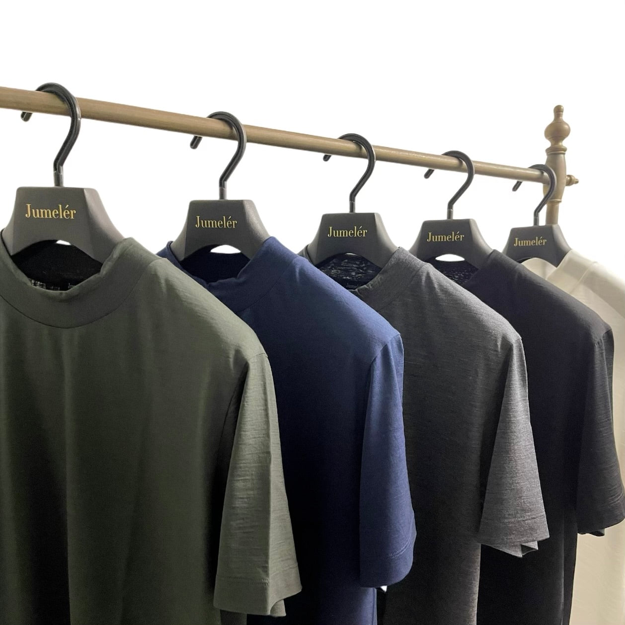 【期間限定/受注販売】モックネックTシャツ「REDA ACTIVE製」メリノウール100%