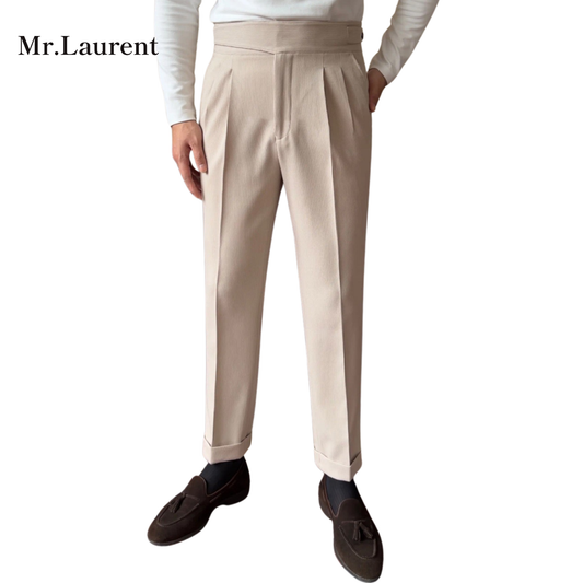 Mr.L グルカスタイル ハイウエスト ドレススラックス メンズ