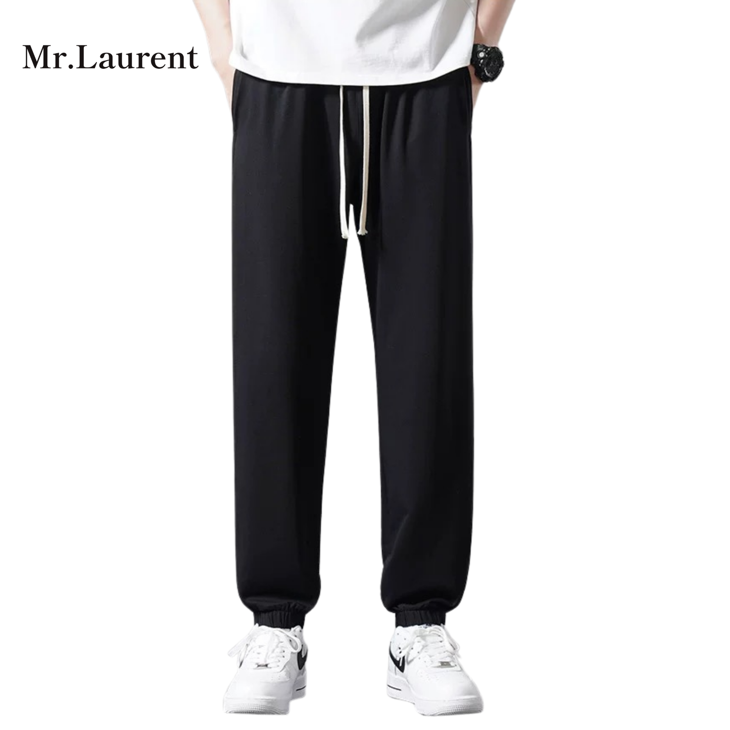 Mr.L プレミアムコットン リラックス スウェットパンツ メンズ