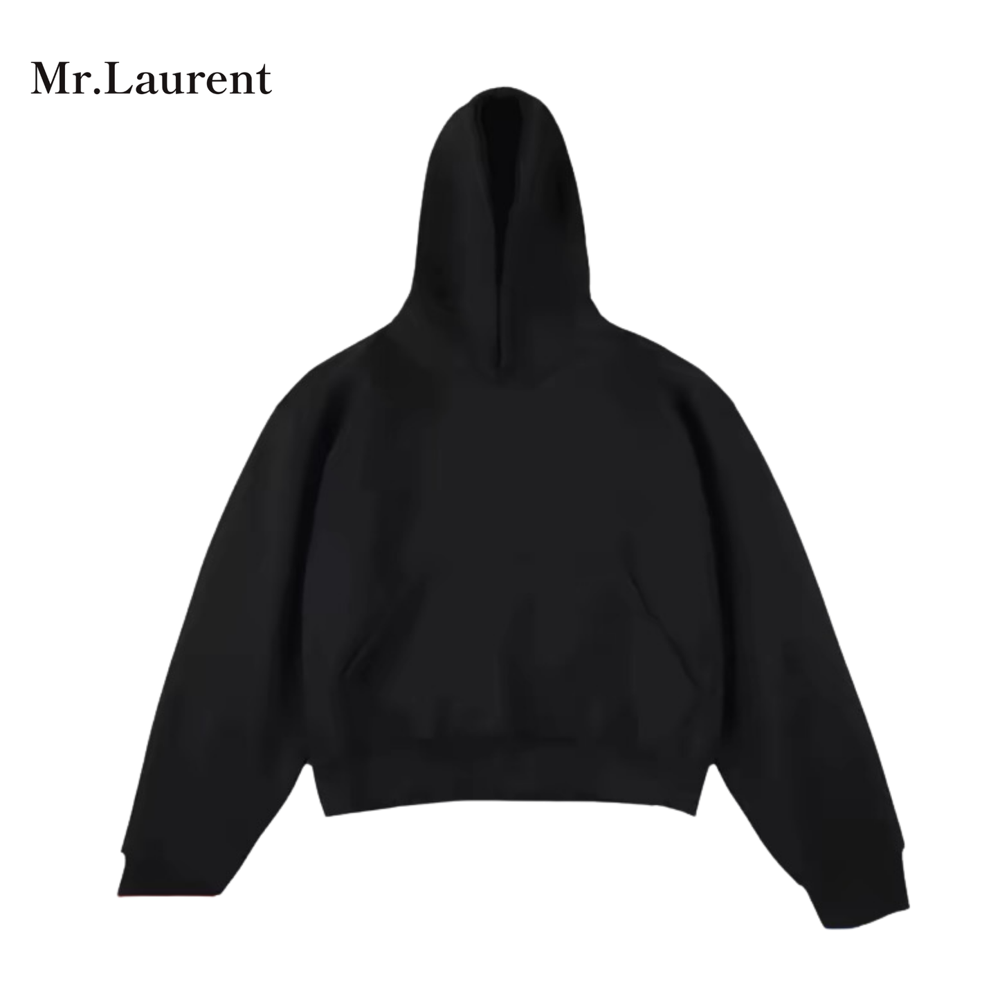 Mr.L ヘビーウェイト ショート丈 フーディー スウェットパーカー メンズ