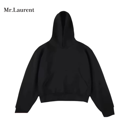 Mr.L ヘビーウェイト ショート丈 フーディー スウェットパーカー メンズ