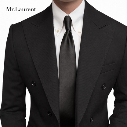 Mr.L ブリティッシュ レトロ ストライプ ダブル スーツセットアップ メンズ